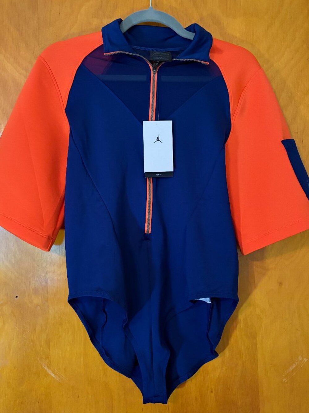Nwt Women's Blue Void Jordan Next Utility Capsule Bodysuit Size L